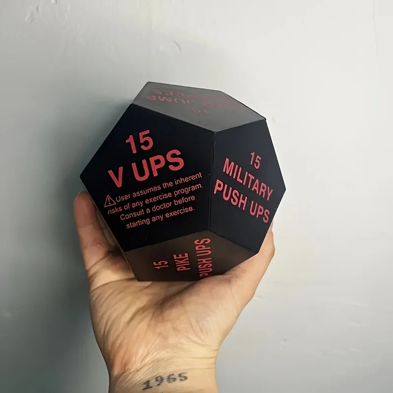 12-Face Fitness Challenge Dice