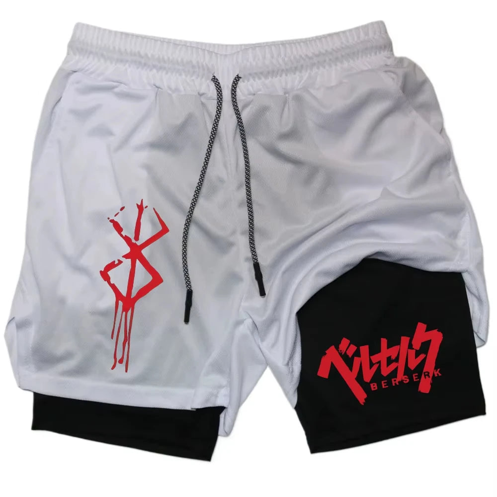 Berserk Anime Gym and Running Shorts