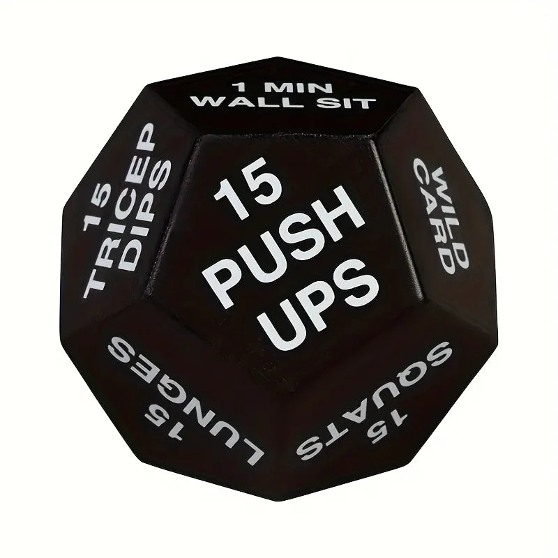 12-Face Fitness Challenge Dice