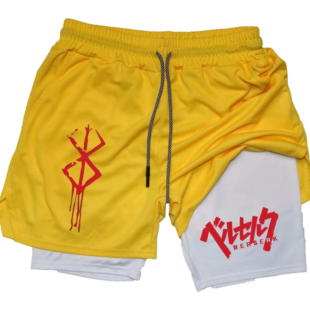 Berserk Anime Gym and Running Shorts