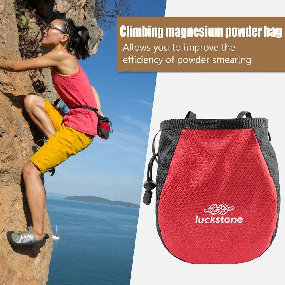 Waterproof Climbing Chalk Bag - Adjustable & Anti-Slip Design