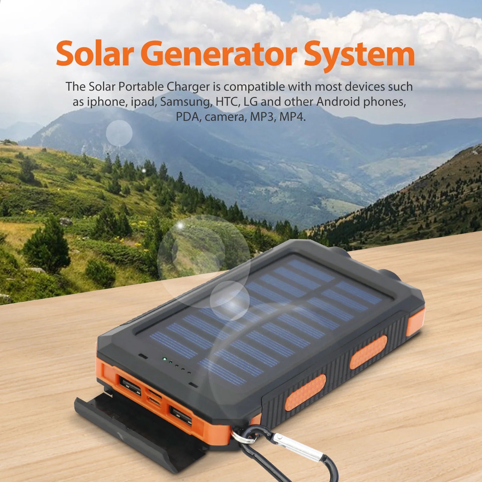 20000mAh Solar Survival Power Bank