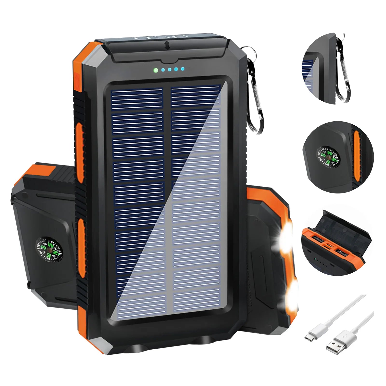 20000mAh Solar Survival Power Bank
