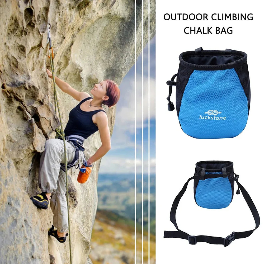 Waterproof Climbing Chalk Bag - Adjustable & Anti-Slip Design