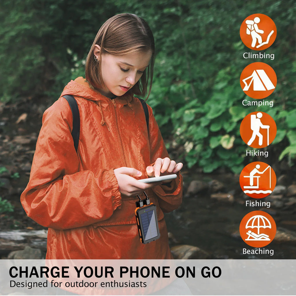 20000mAh Solar Survival Power Bank