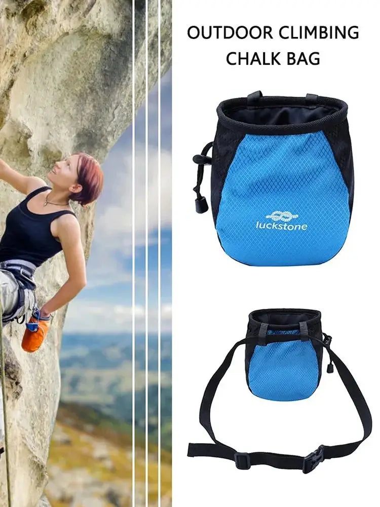 Waterproof Climbing Chalk Bag - Adjustable & Anti-Slip Design