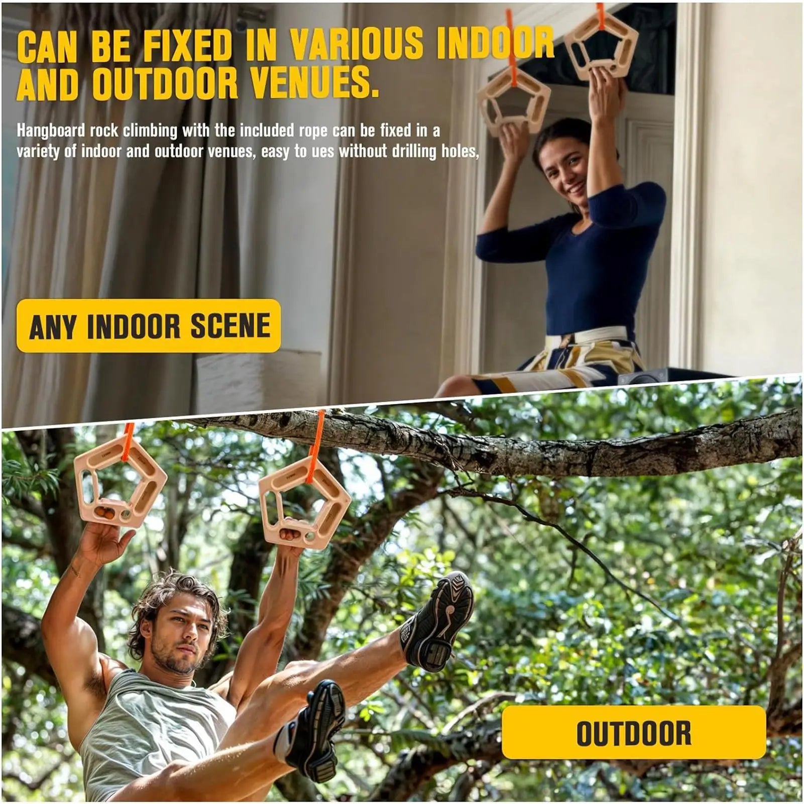 2-in-1 Pull-Up Board & Finger Strengthener