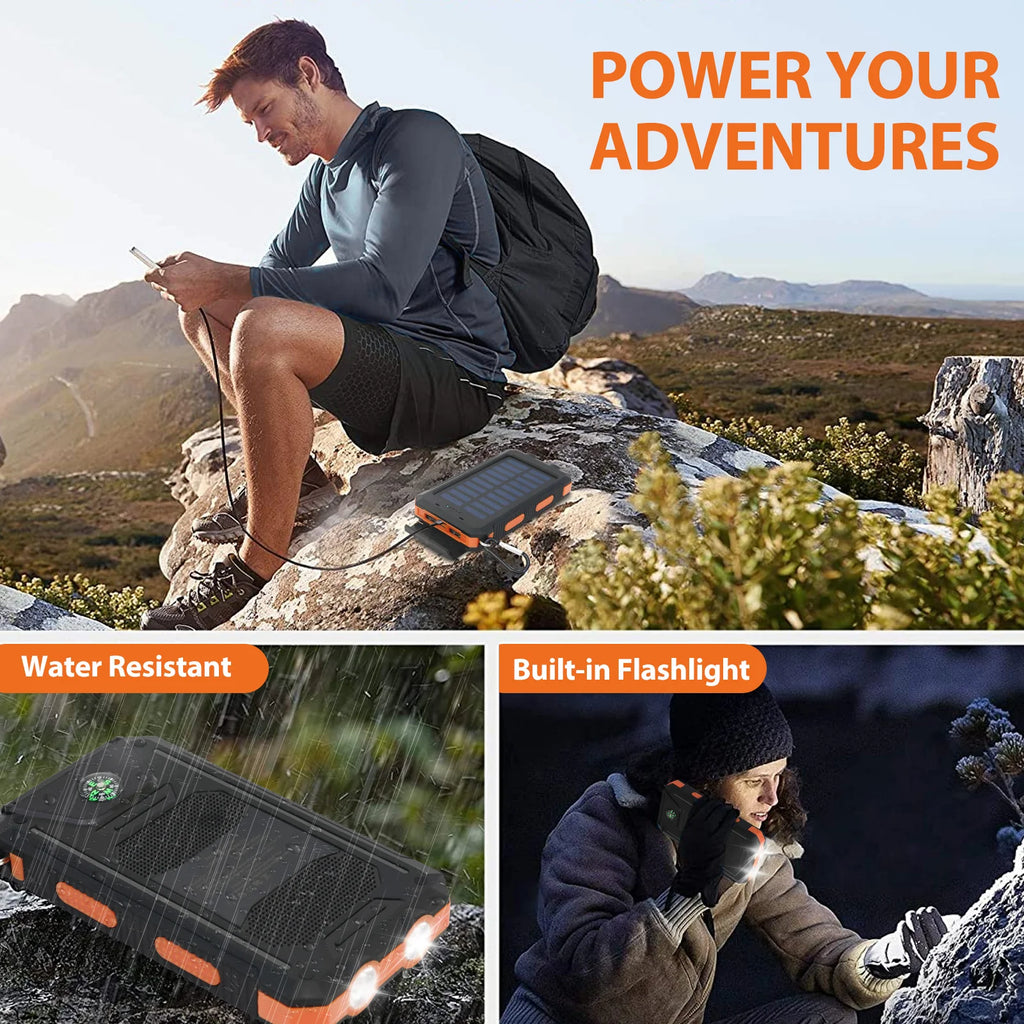 20000mAh Solar Survival Power Bank