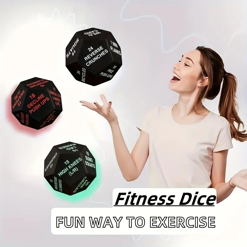 12-Face Fitness Challenge Dice