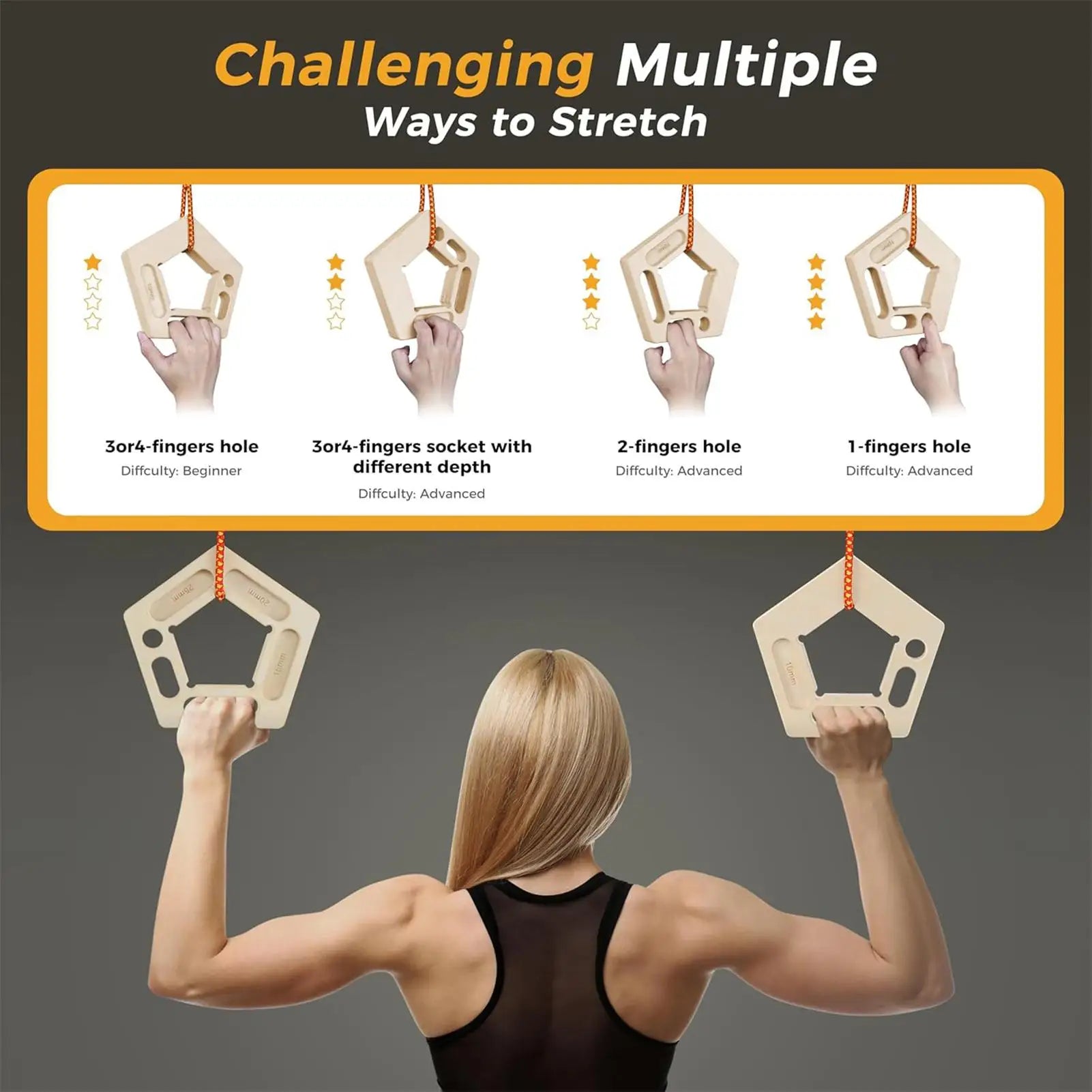 2-in-1 Pull-Up Board & Finger Strengthener